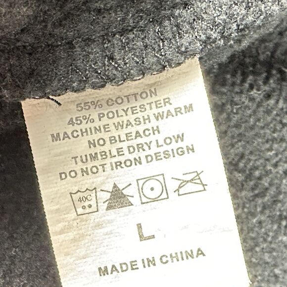 Hurley Hoodie Mens Large Black Rainbow Full Zip Hooded Skate Surf Logo Pockets - Picture 13 of 13